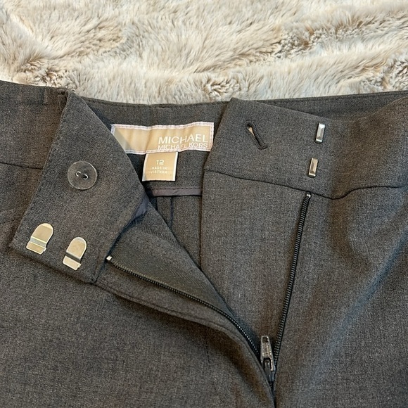 MICHAEL Michael Kors Grey Gramercy Fit Dress Pants, Size 12 - Picture 8 of 12